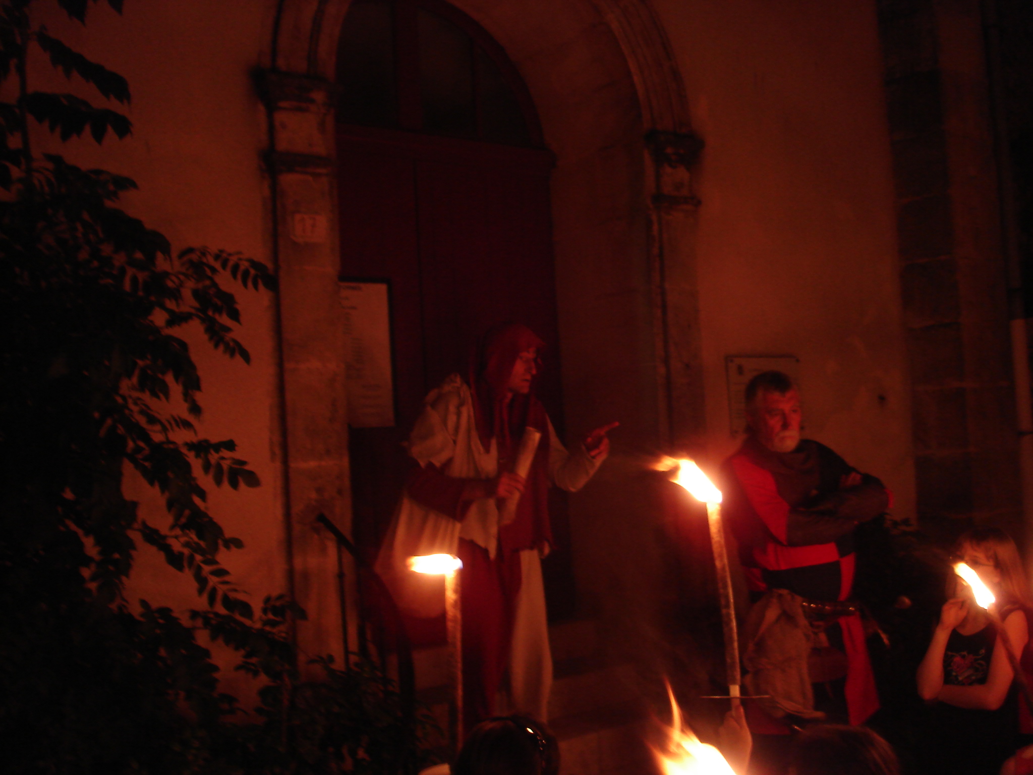 Visite aux flambeaux de la bastide de Monflanquin  - Janouille raconte la bastide du XIIIème siècle — visuel événement