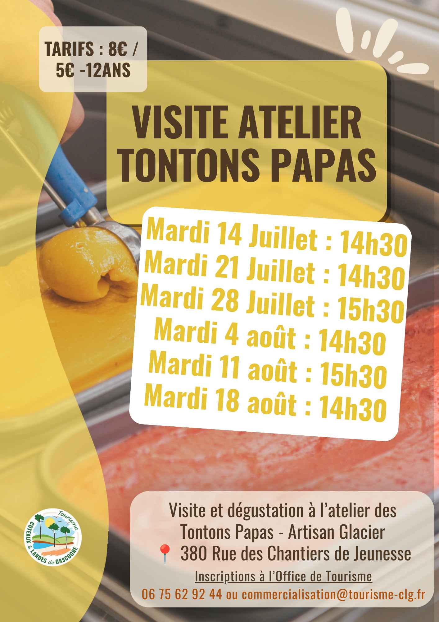 Visite de l'atelier des Tontons Papas