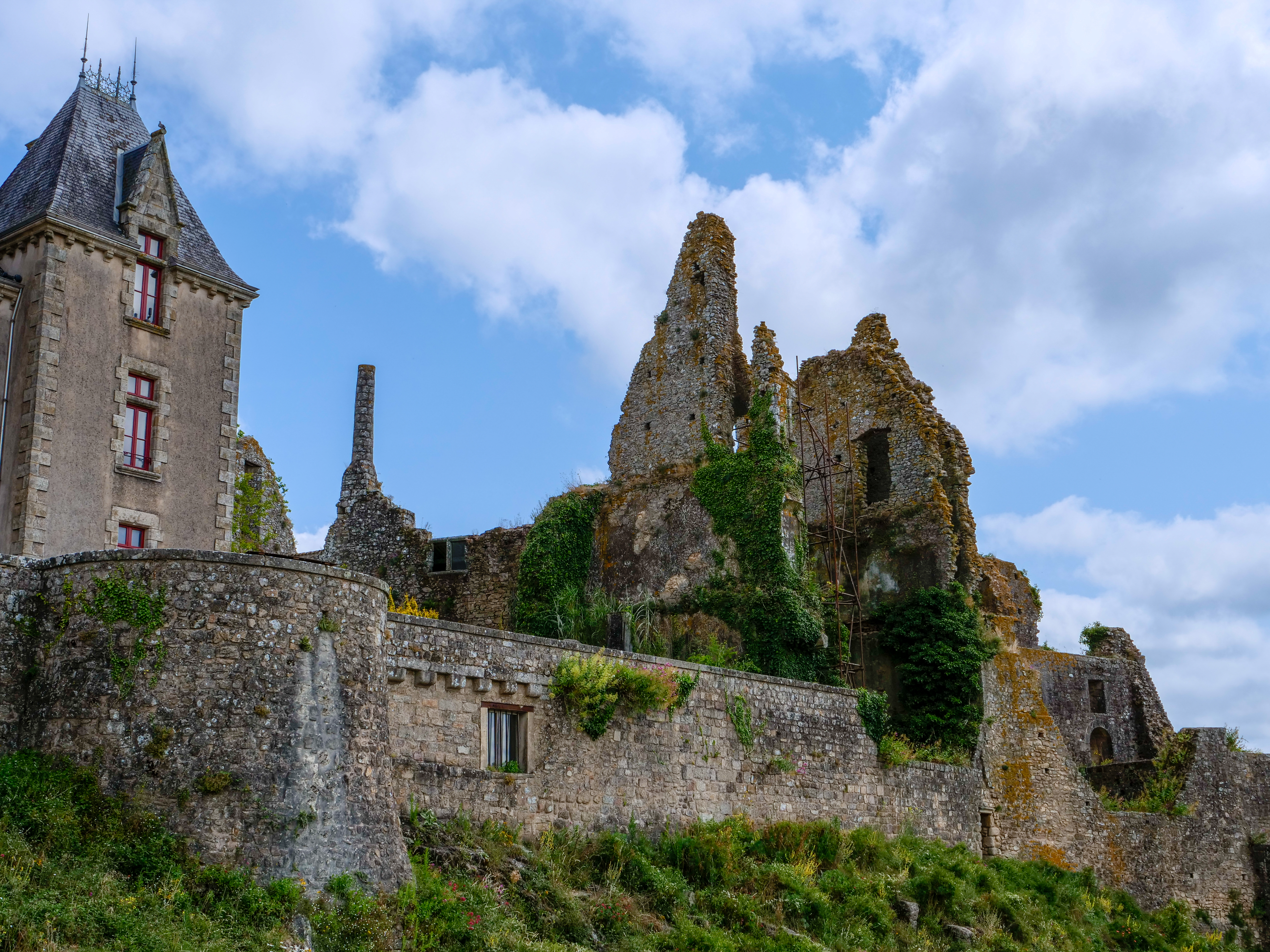 Journées du Patrimoine - Château de Bressuire - Visite du chantier de Logis du château