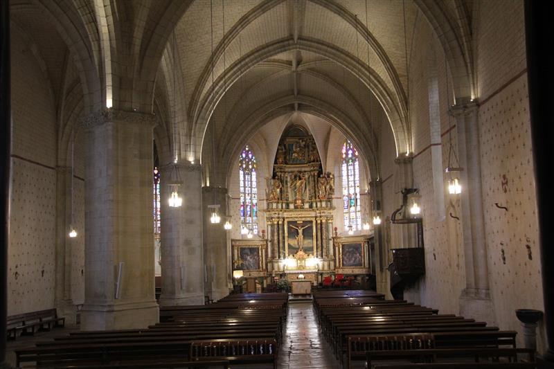 Eglise Saint Girons et sa charpente
