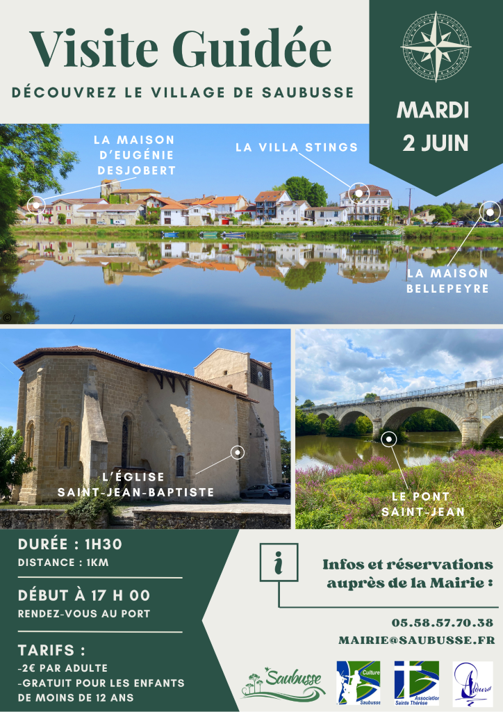 Visite guidée de Saubusse
