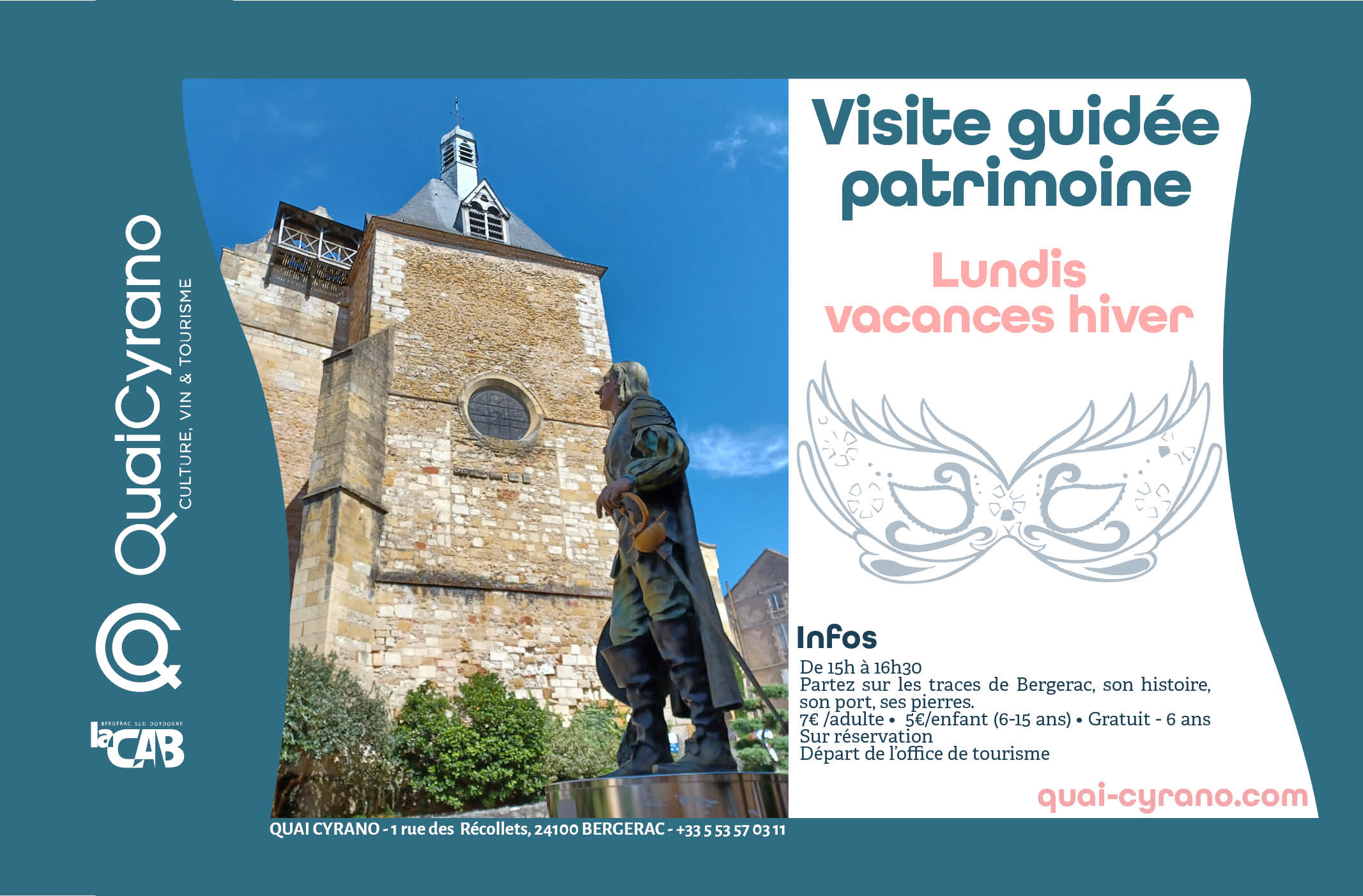 Visite guidée patrimoine de Bergerac