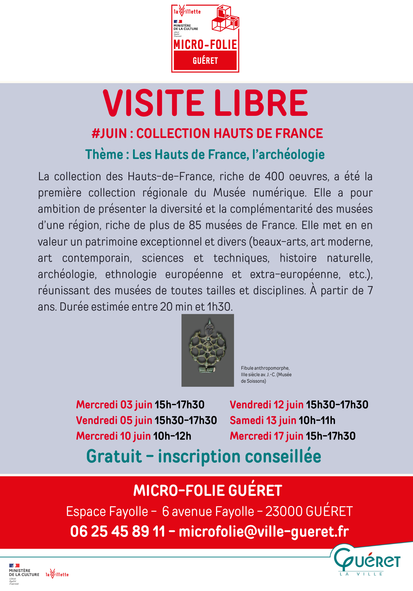 Visite libre collection Hauts-de-France