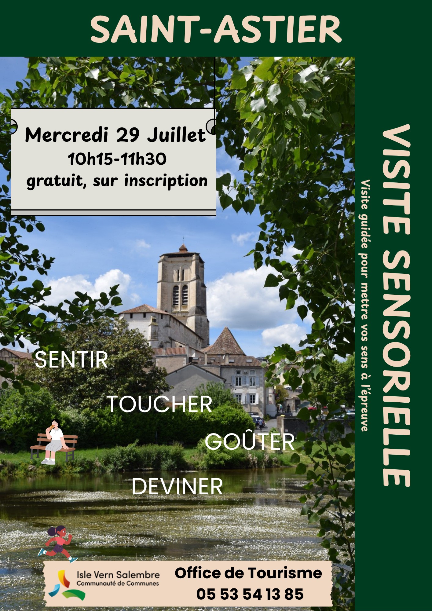 Visite sensorielle de Saint-Astier