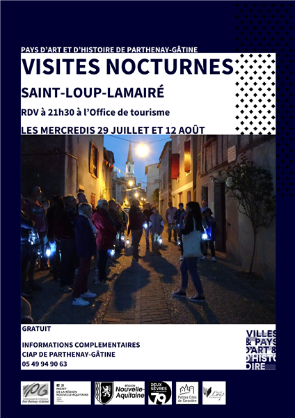 Visite nocturne à la lanterne de Saint-Loup-sur-Thouet