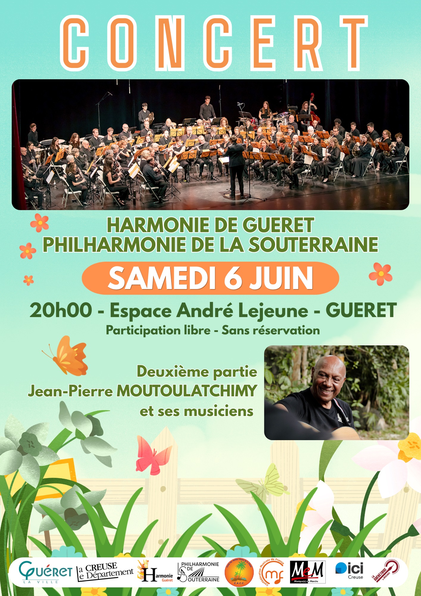 Concert de printemps de l'Harmonie de Guéret — visuel événement
