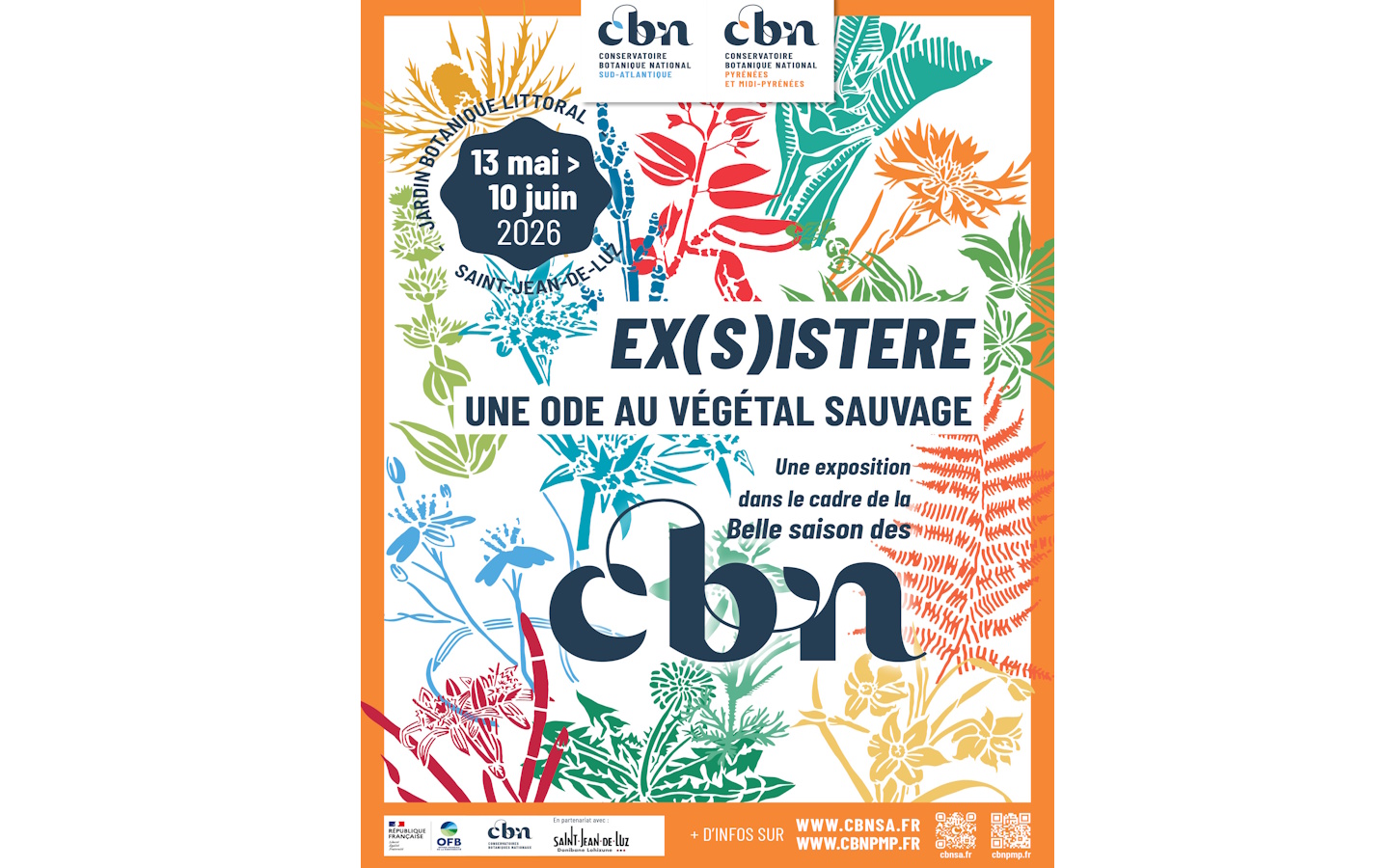 Exposition Ex(s)istere, une ode au végétal sauvage — visuel événement