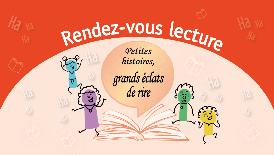 Rendez-vous lecture - petites histoires, grands éclats de rire — visuel événement