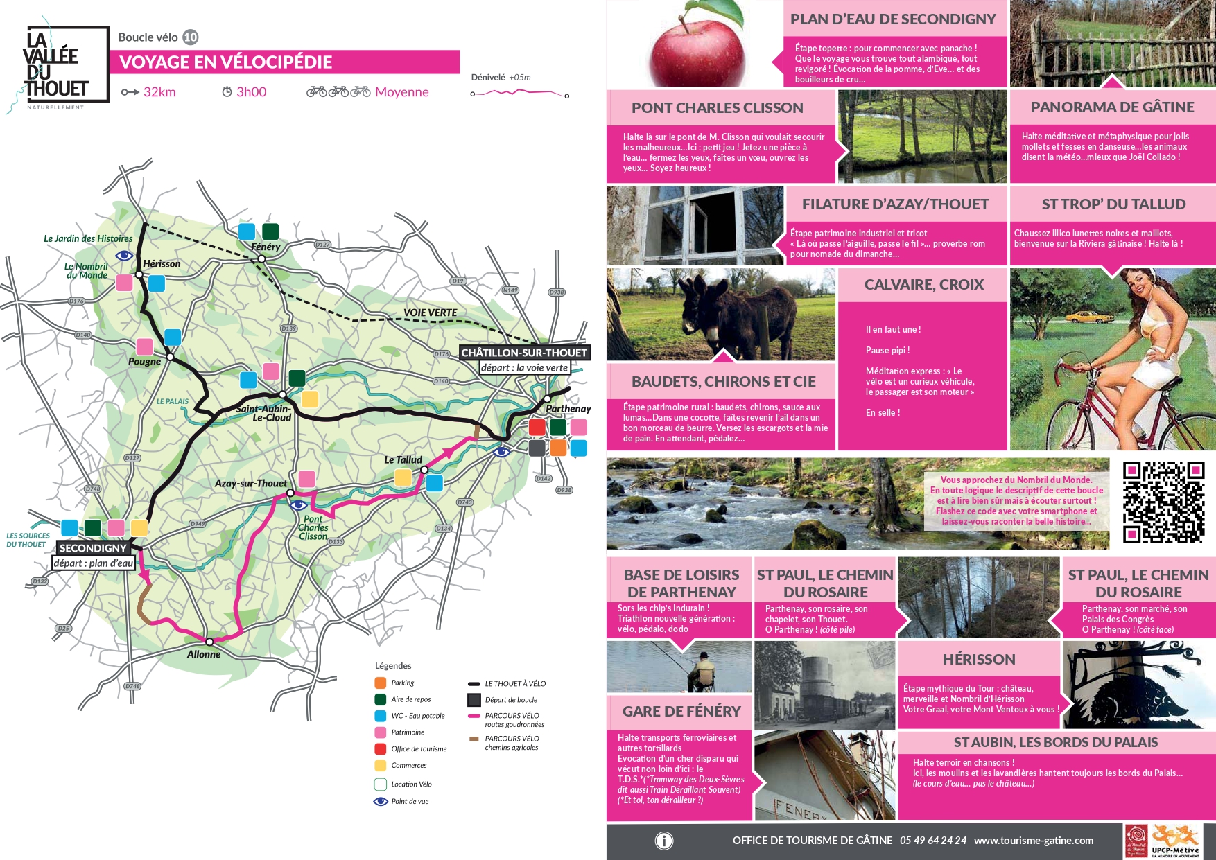Boucle vélo en vallée du Thouet : Voyage en Vélocipédie