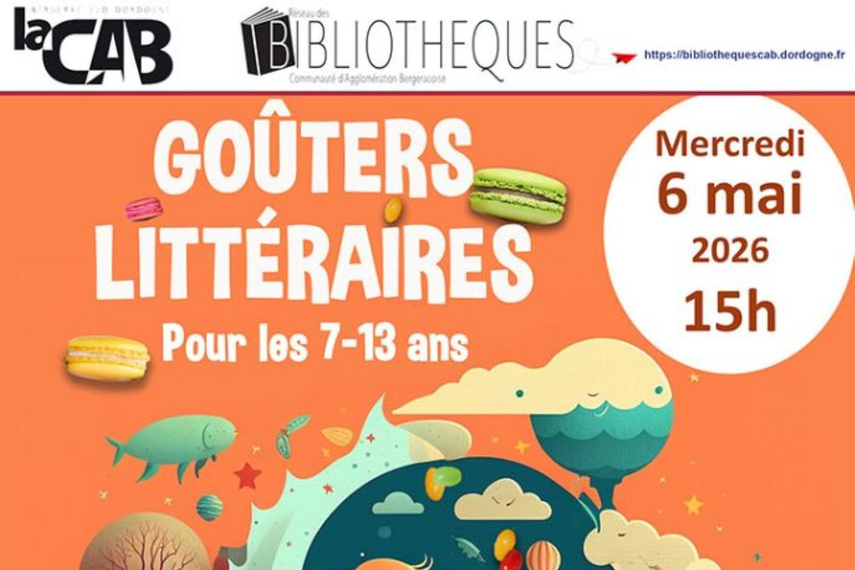 Goûters littéraires — visuel événement
