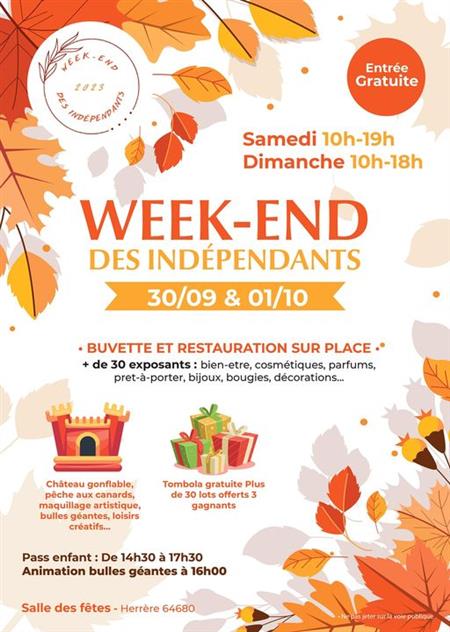 Week-end des Indépendants Week-end des Indépendants