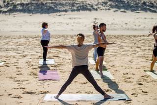 Beach Yoga — visuel événement