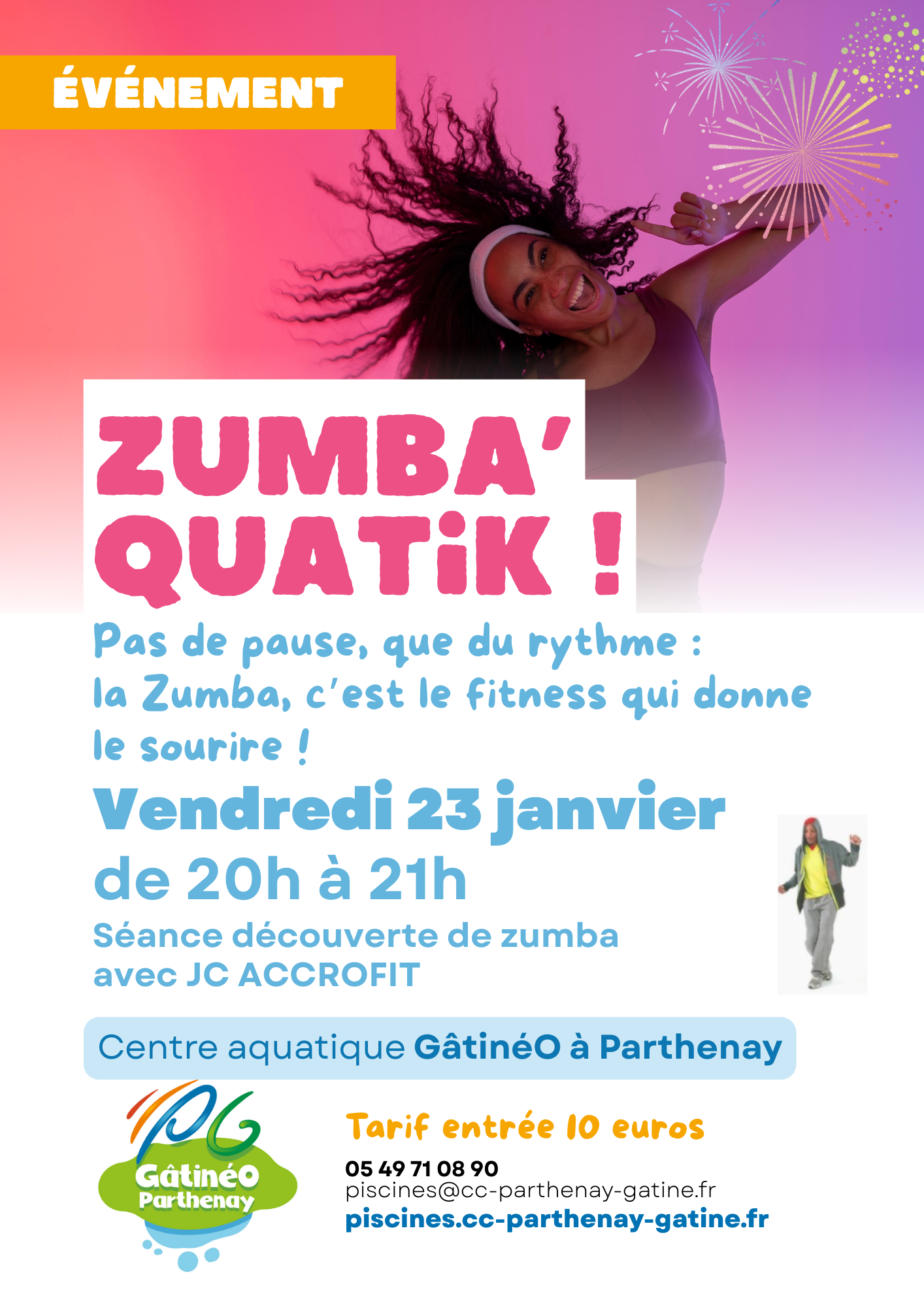 Zumba'quatik - 20 ans Gatinéo, Parthenay