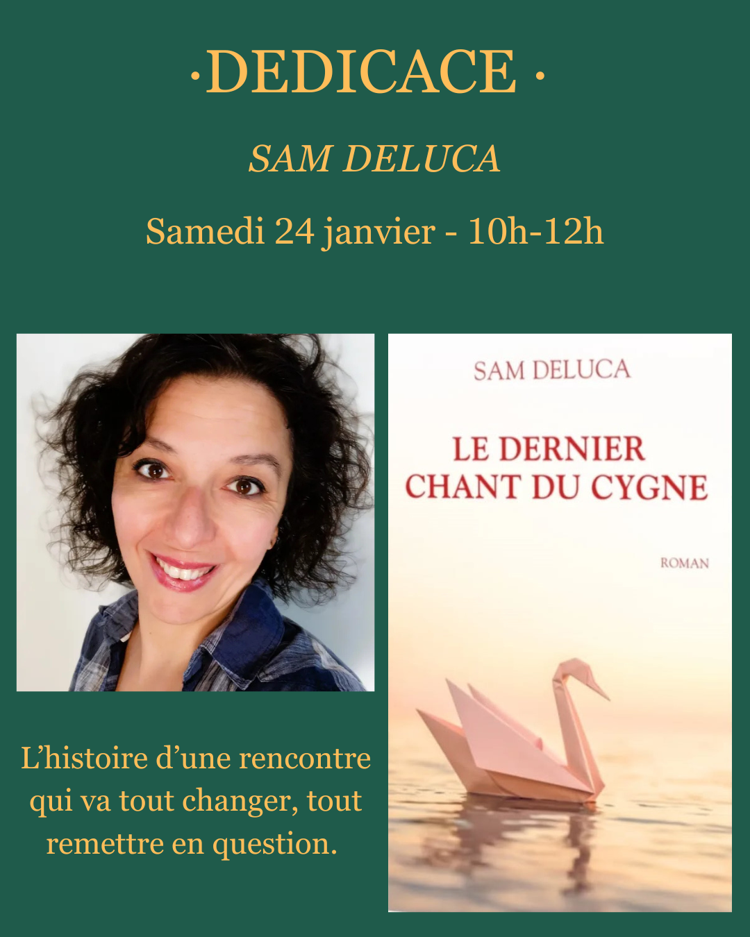 Dédicace Sam deLuca