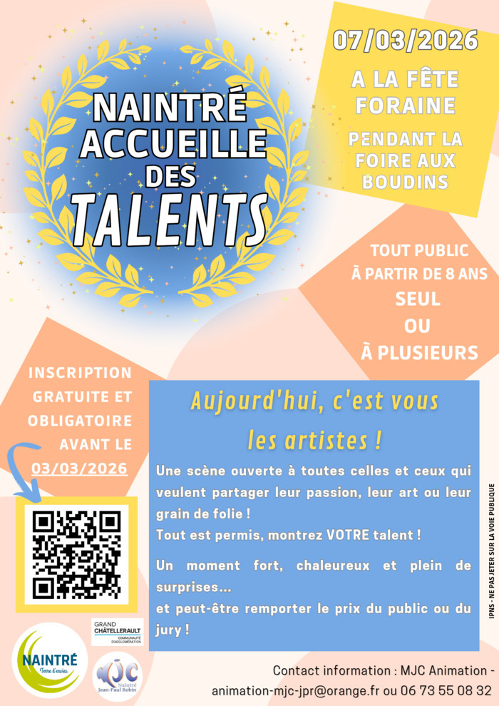 Naintré accueille des talents !