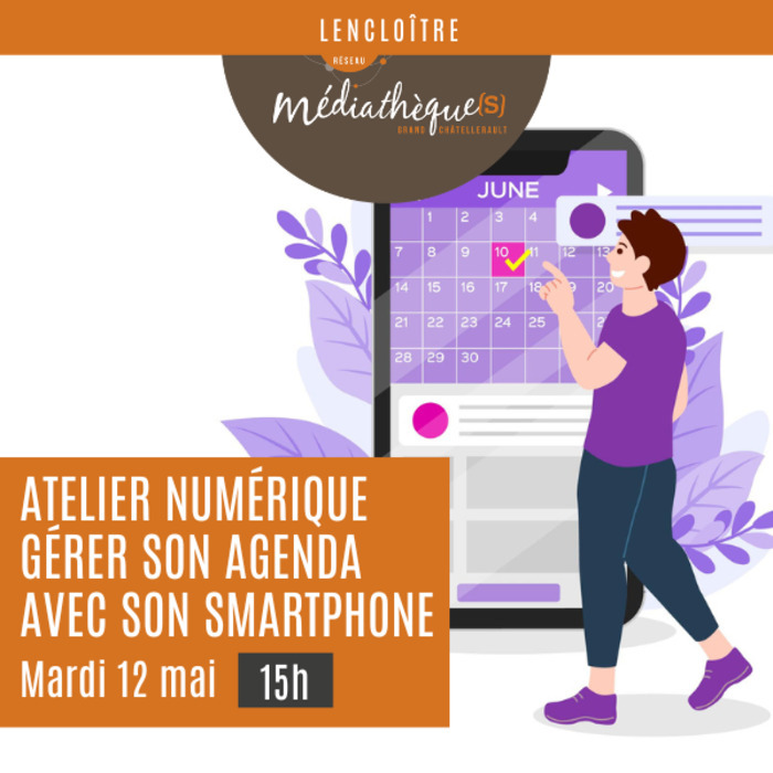 Atelier numérique : gérer son agenda sur smartphone