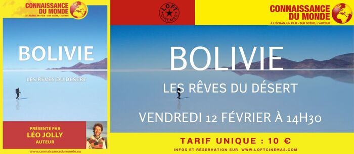 Bolivie - Les Rêves du Désert — visuel événement