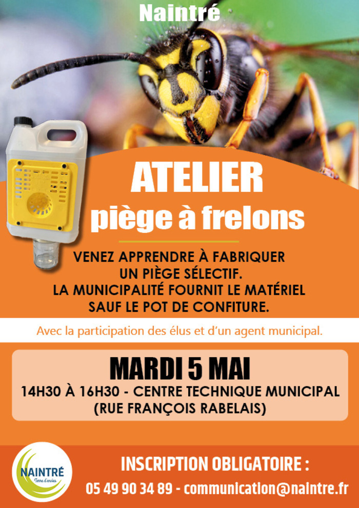 Atelier piège à frelons asiatiques — visuel événement