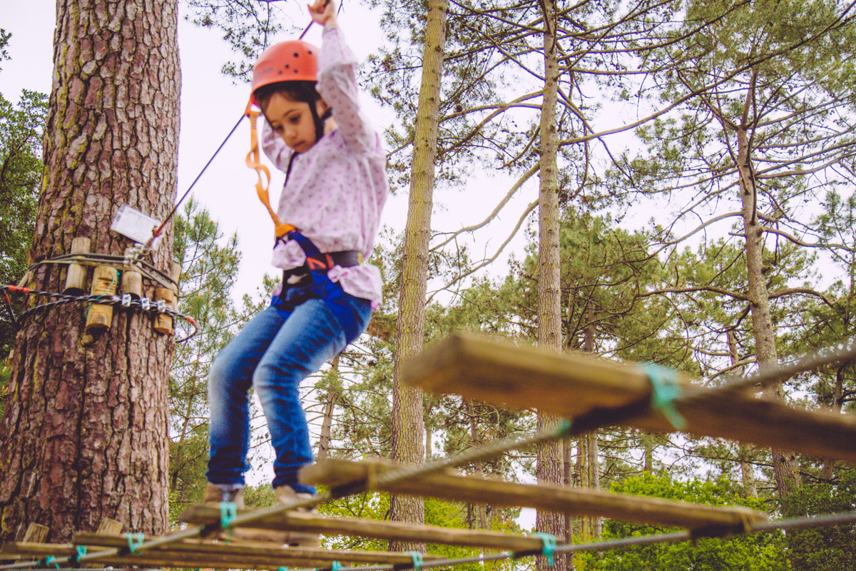 Parcours acrobatique forestier du Parc de Loisirs du Four