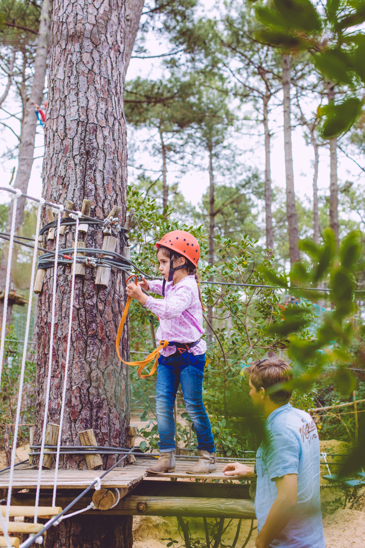 Parcours acrobatique forestier du Parc de Loisirs du Four