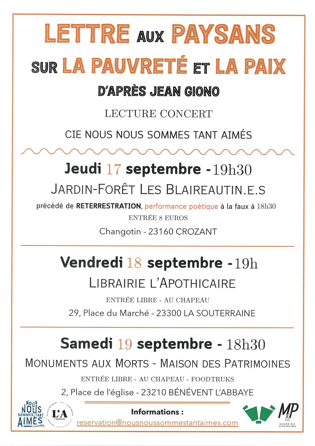 Lettre aux Paysans sur la Pauvreté et la Paix