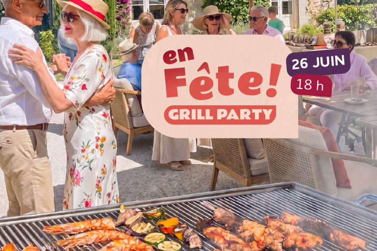 Soirée grillade aux Résidences Seniors Espace et Vie à Niort
