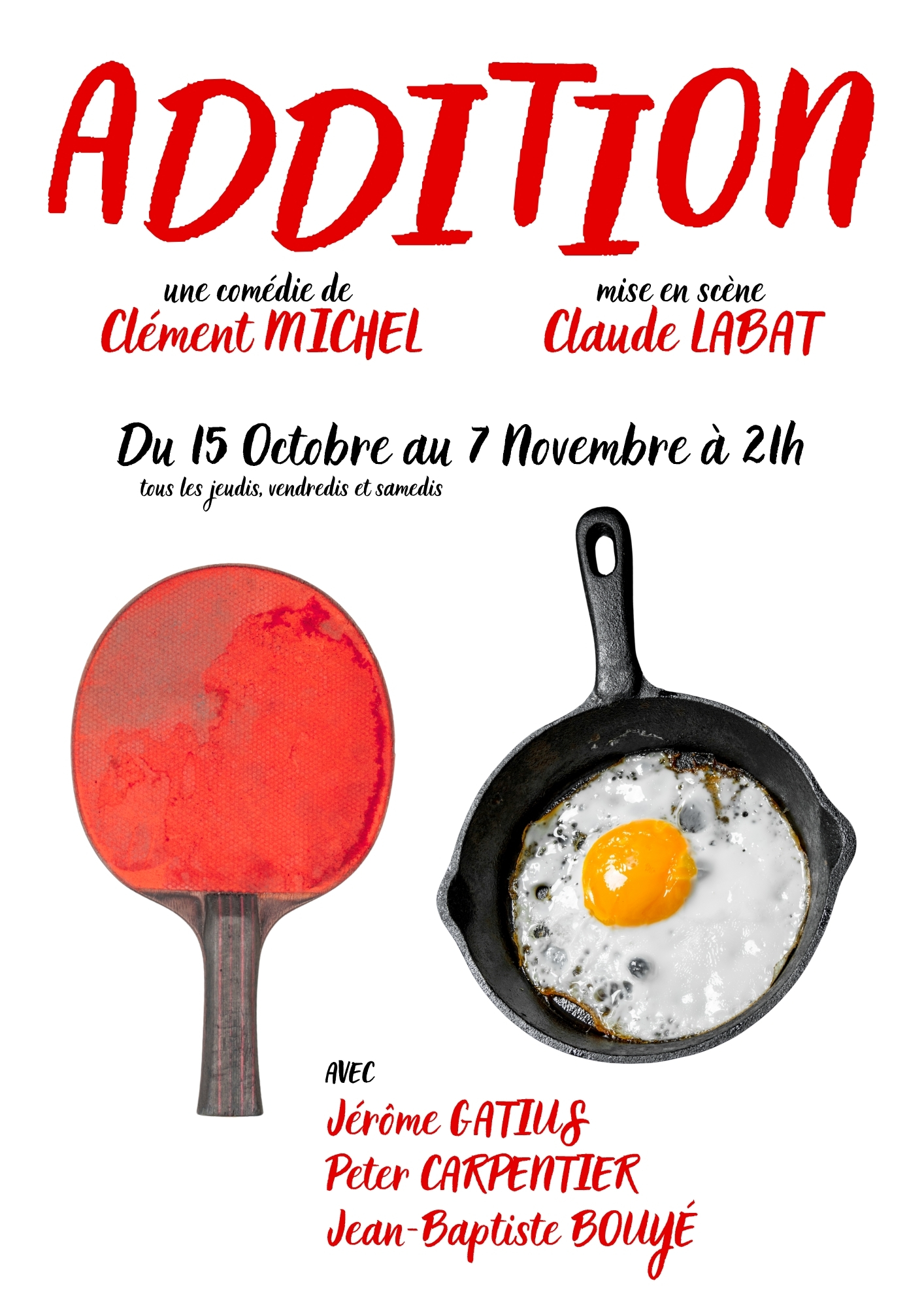 Café Théâtre Le Zèbre « Addition »