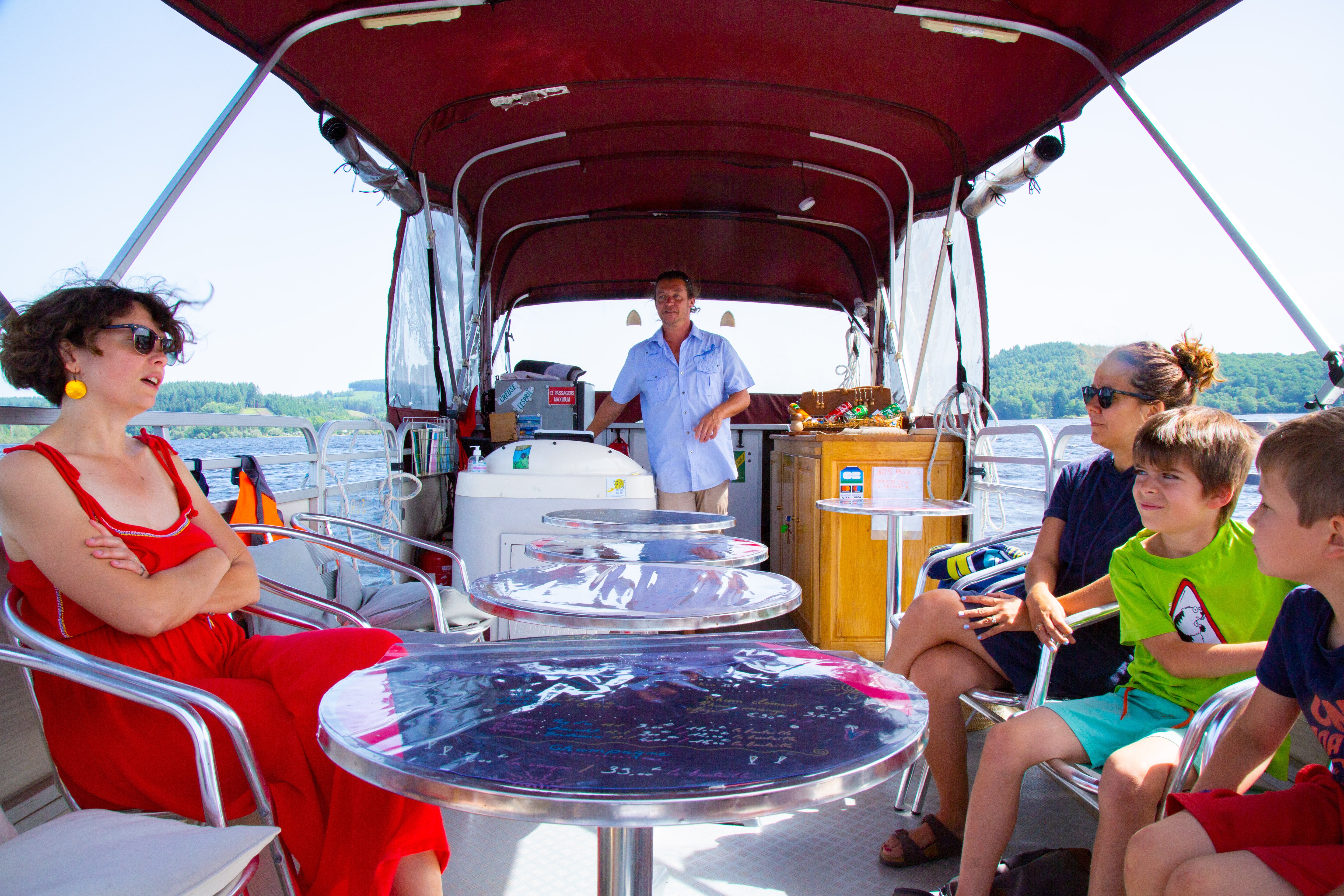 Adi Milles Tour, "balade en bateau", Royère-de-Vassivière