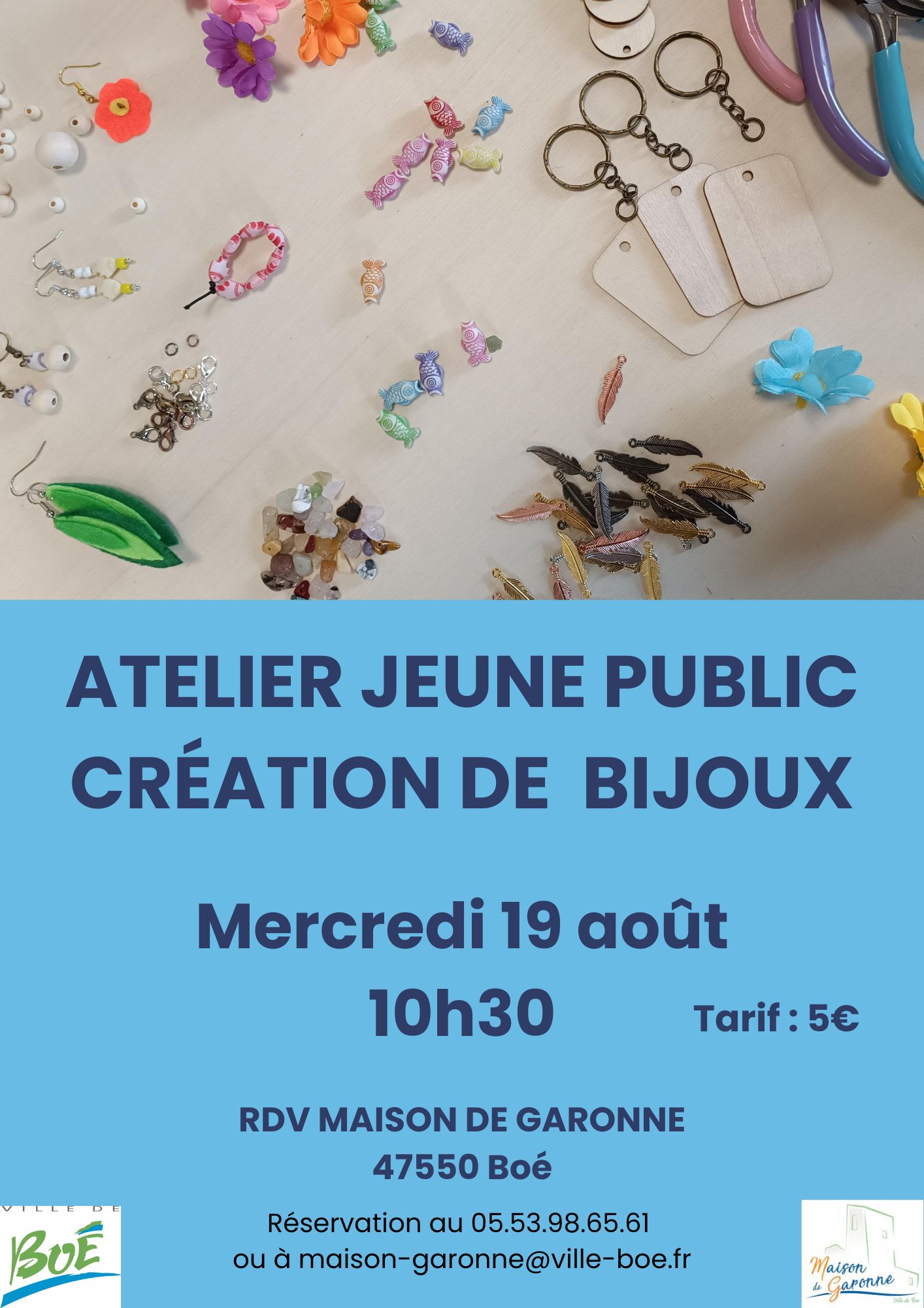Atelier "bijoux nature"
