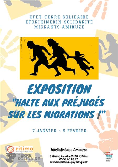 Exposition “Halte aux préjugés sur les migrations”