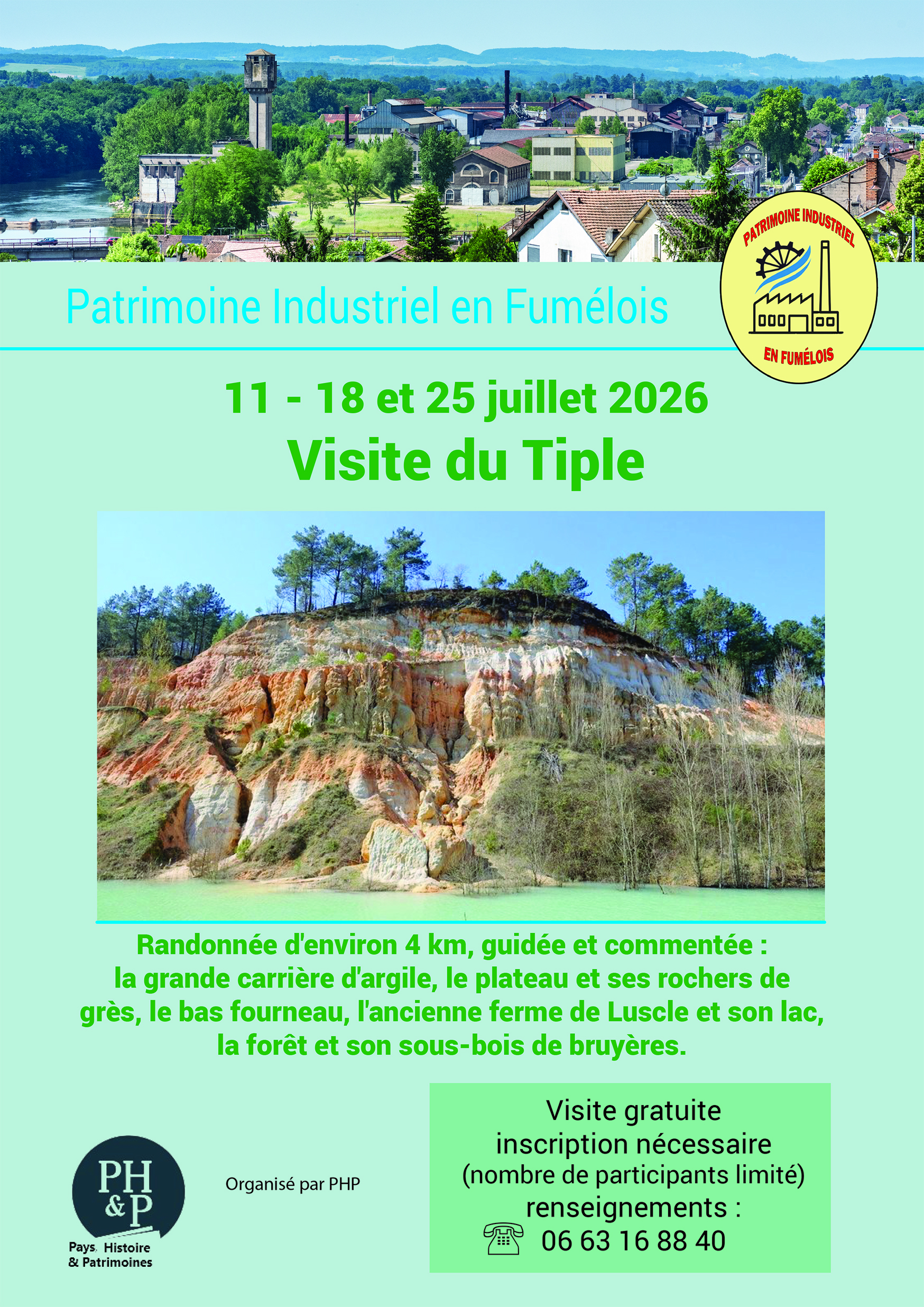 Visite de la carrière du Tiple