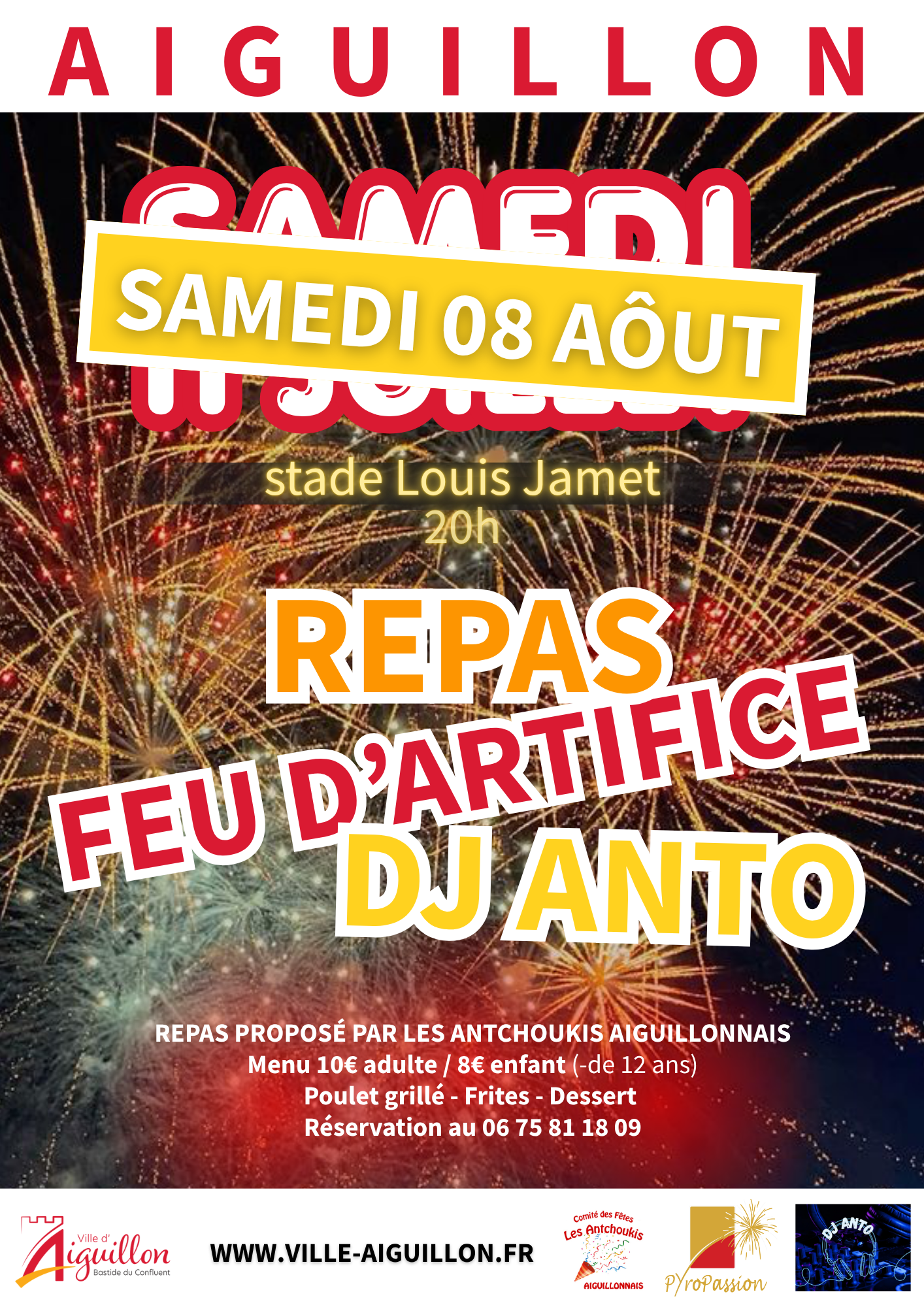 SOIREE DANSANTE ET FEU D'ARTIFICE