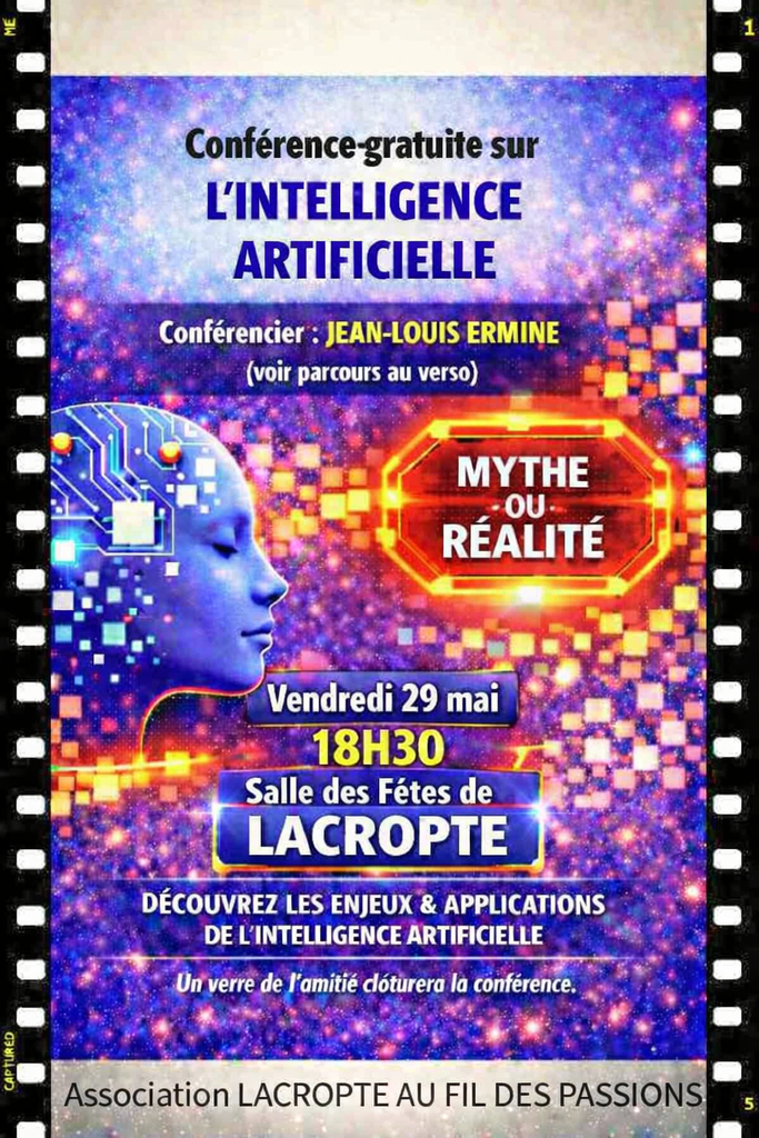 Conférence sur l'intelligence artificielle — visuel événement