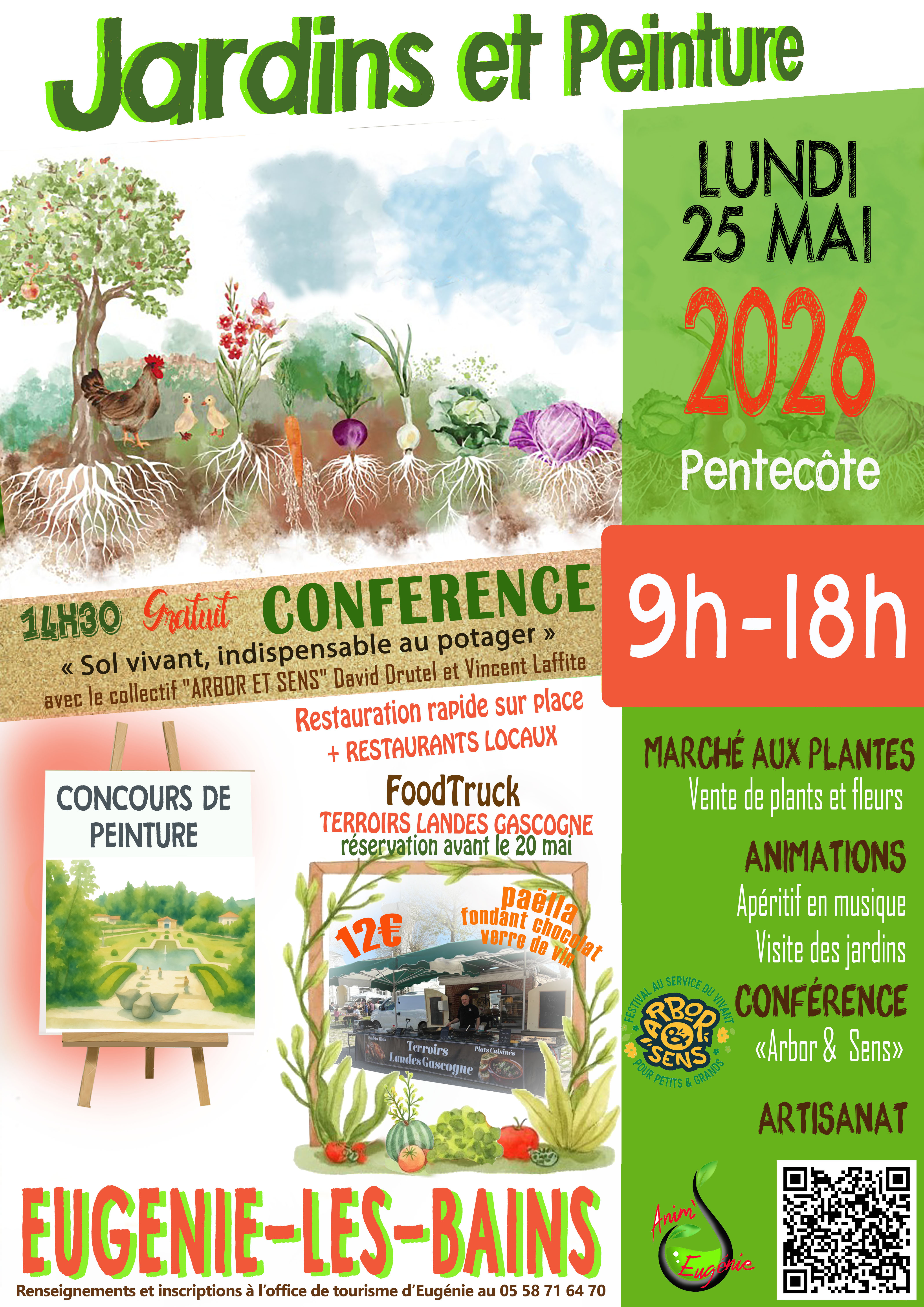 Journée Jardins et Peinture à Eugénie-les-Bains
