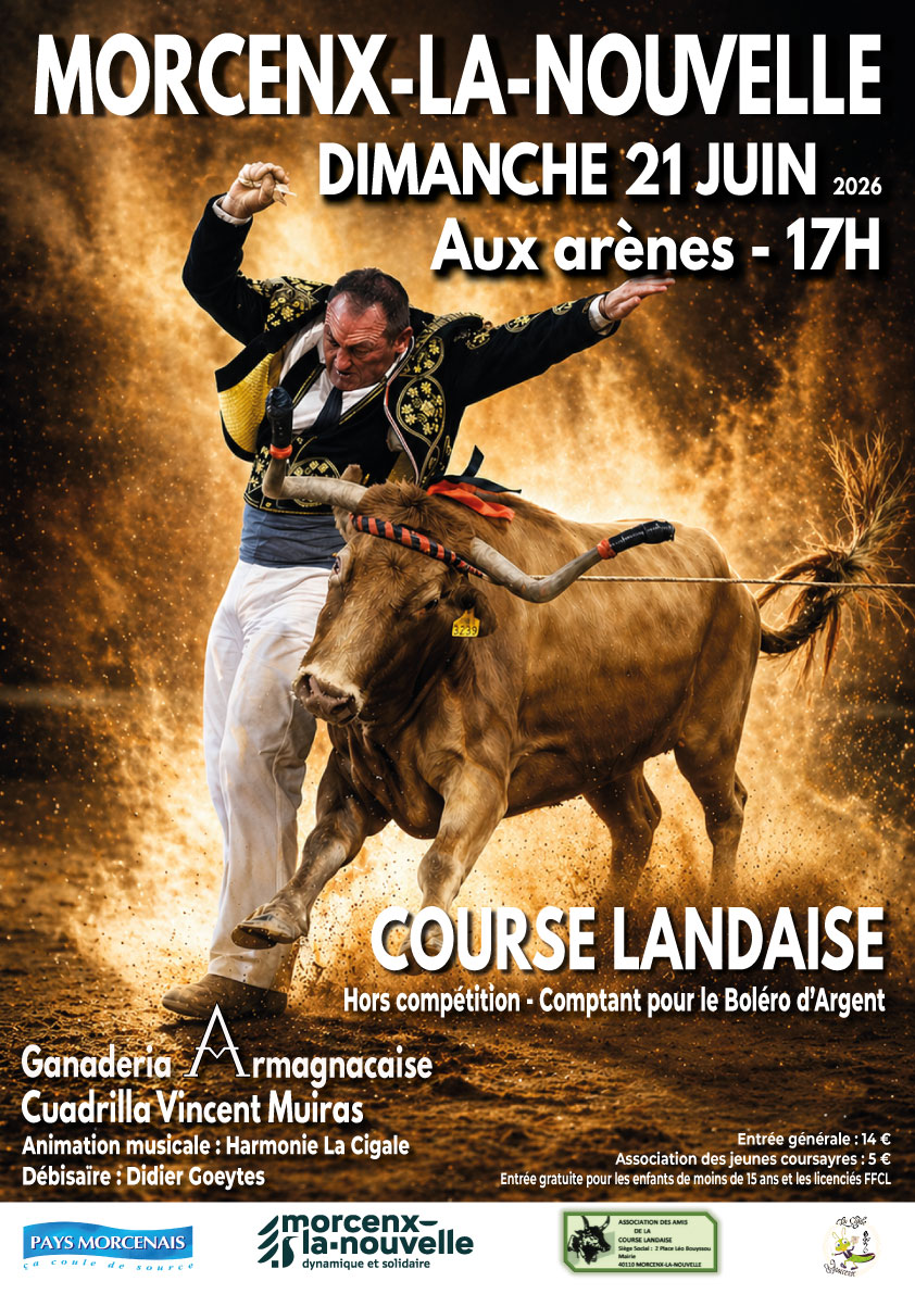 Course landaise — visuel événement