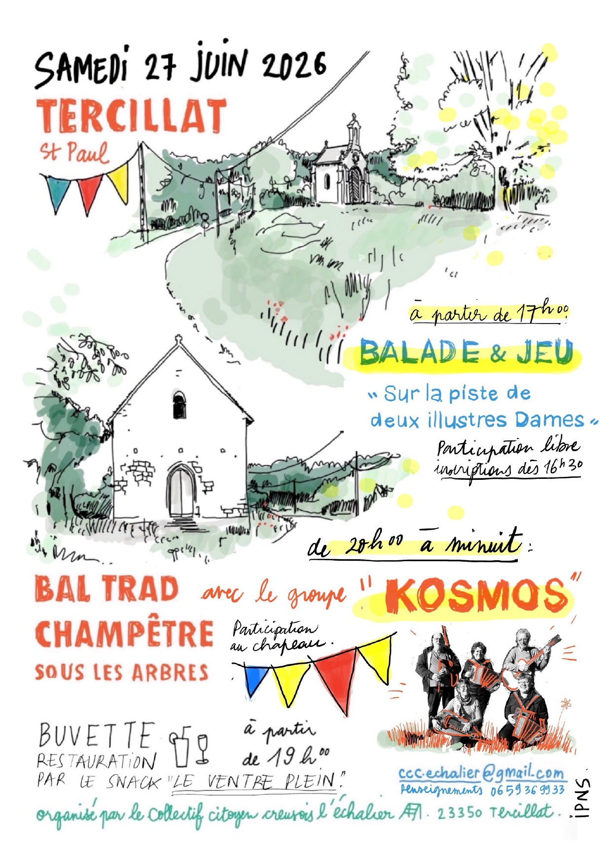 Balade, jeu de piste et bal trad