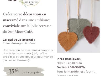Atelie macramé et pause gourmande