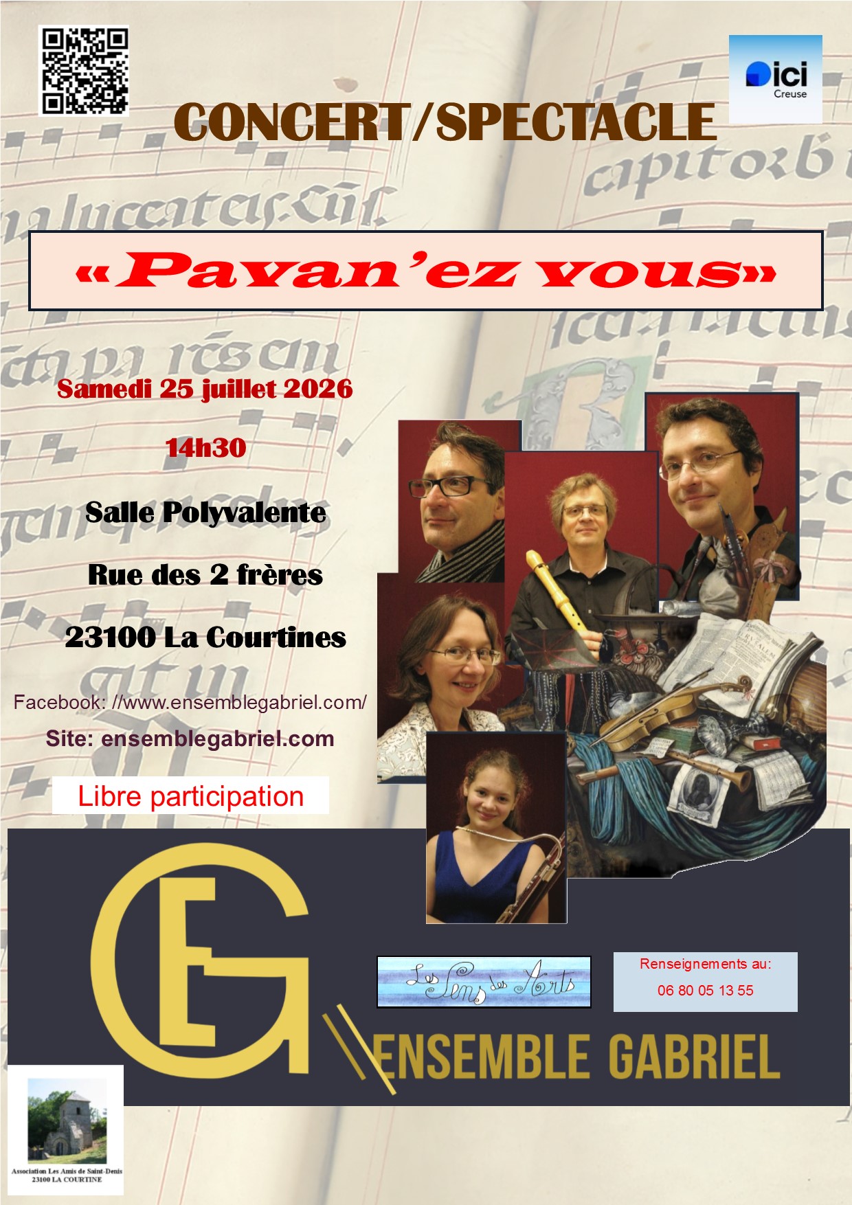 Concert spectacle "Pavan'ez vous"