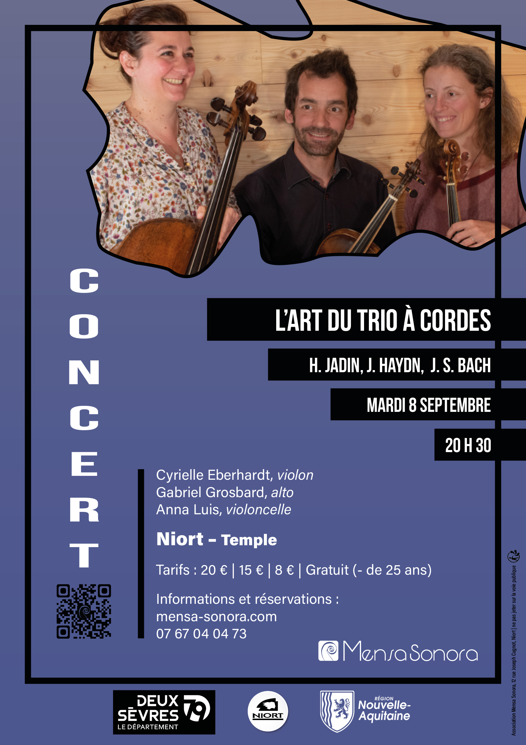 L'art du trio à cordes à Niort
