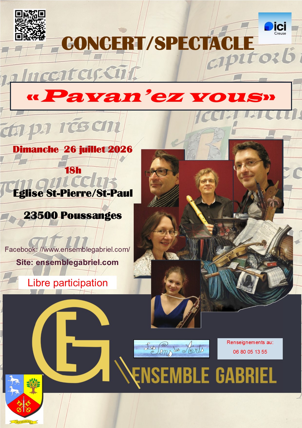 Concert spectacle "Pavan'ez vous"