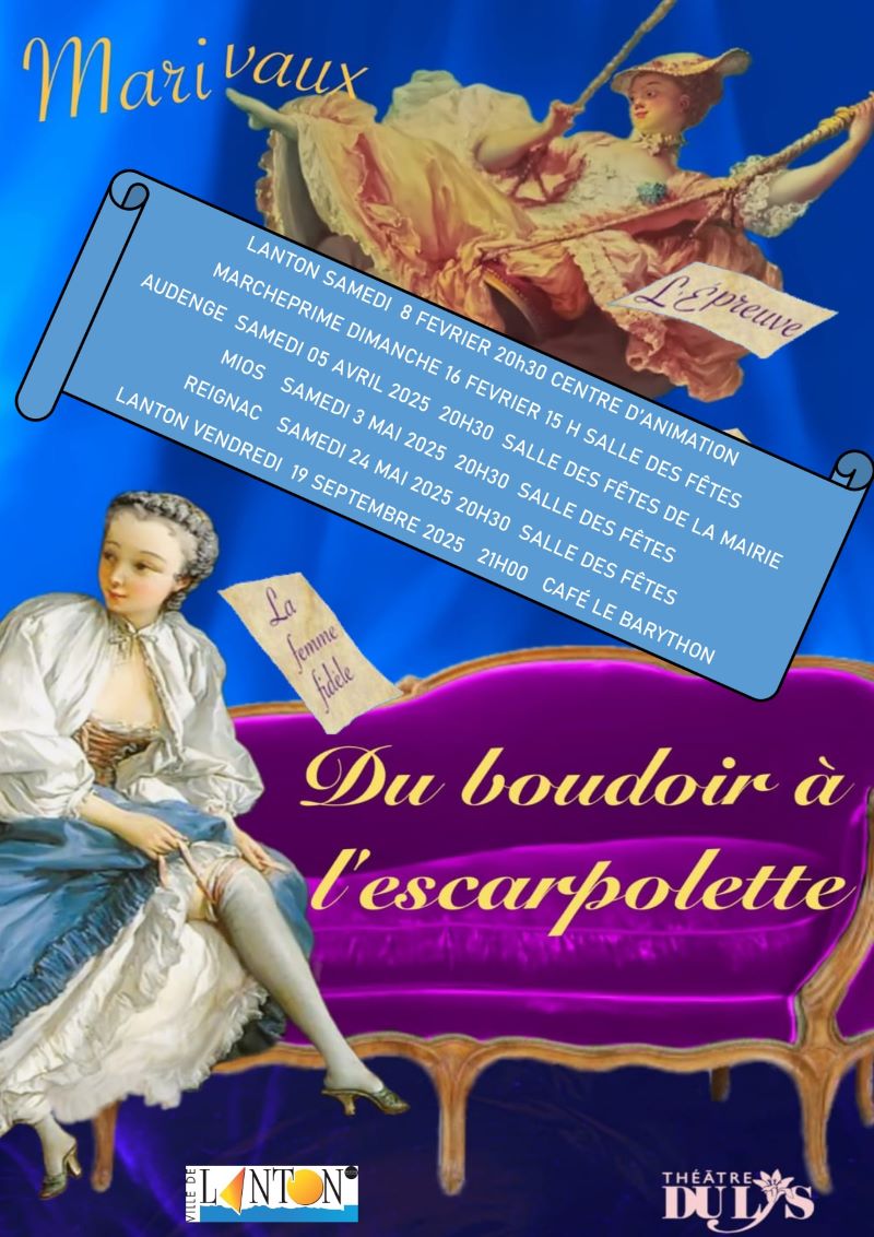 Le théâtre du Lys : Du boudoir à l’escarpolette
