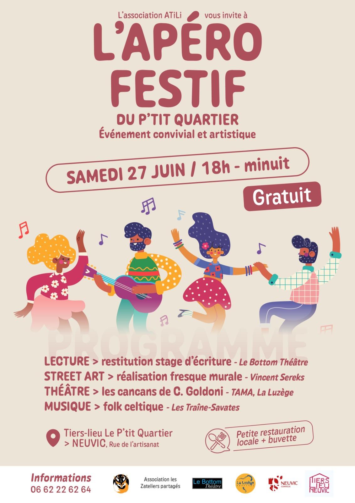L'apéro festif du P'tit Quartier