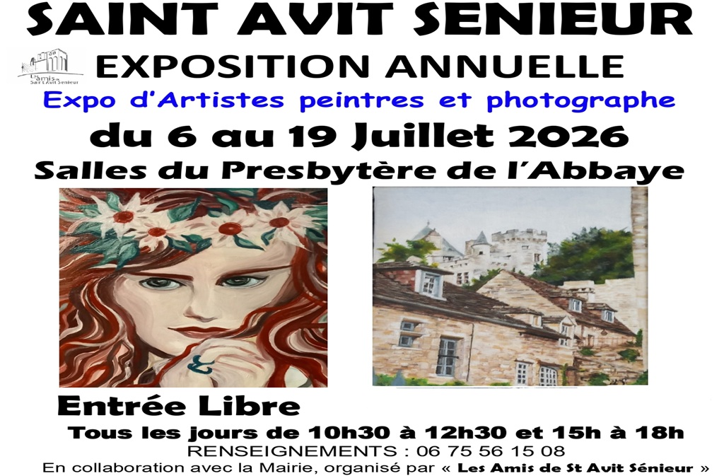Exposition artistes peintres et photographe — visuel événement