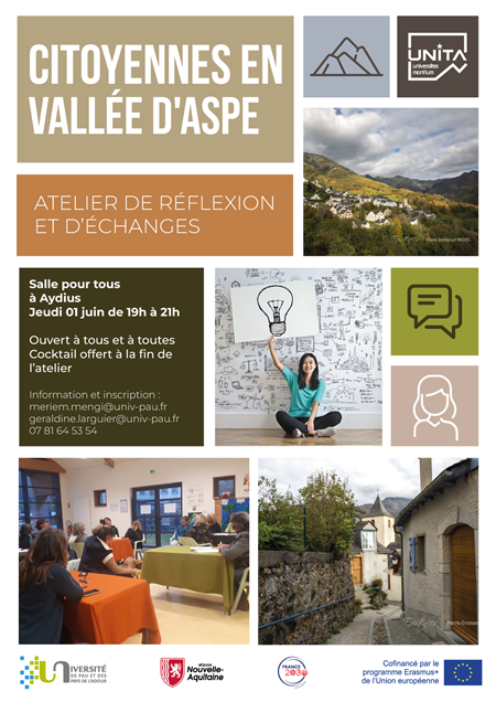 Atelier / Débat : Citoyennes en vallée d'Aspe