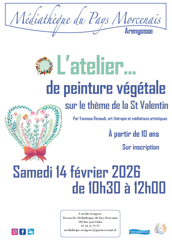 L'atelier de peinture végétale - St Valentin