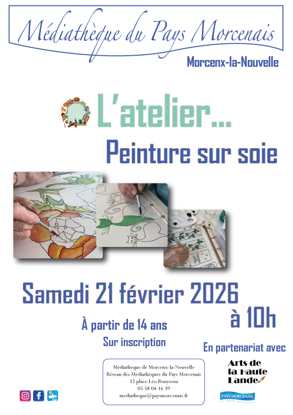 L'atelier peinture sur soie