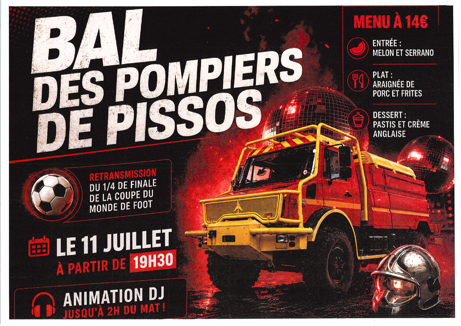 Bal des Pompiers de Pissos