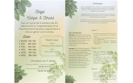 Stage Corps et Stress Stage Corps et Stress