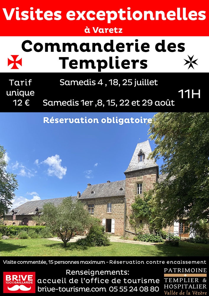 Visite de la commanderie des templiers de Varetz — visuel événement