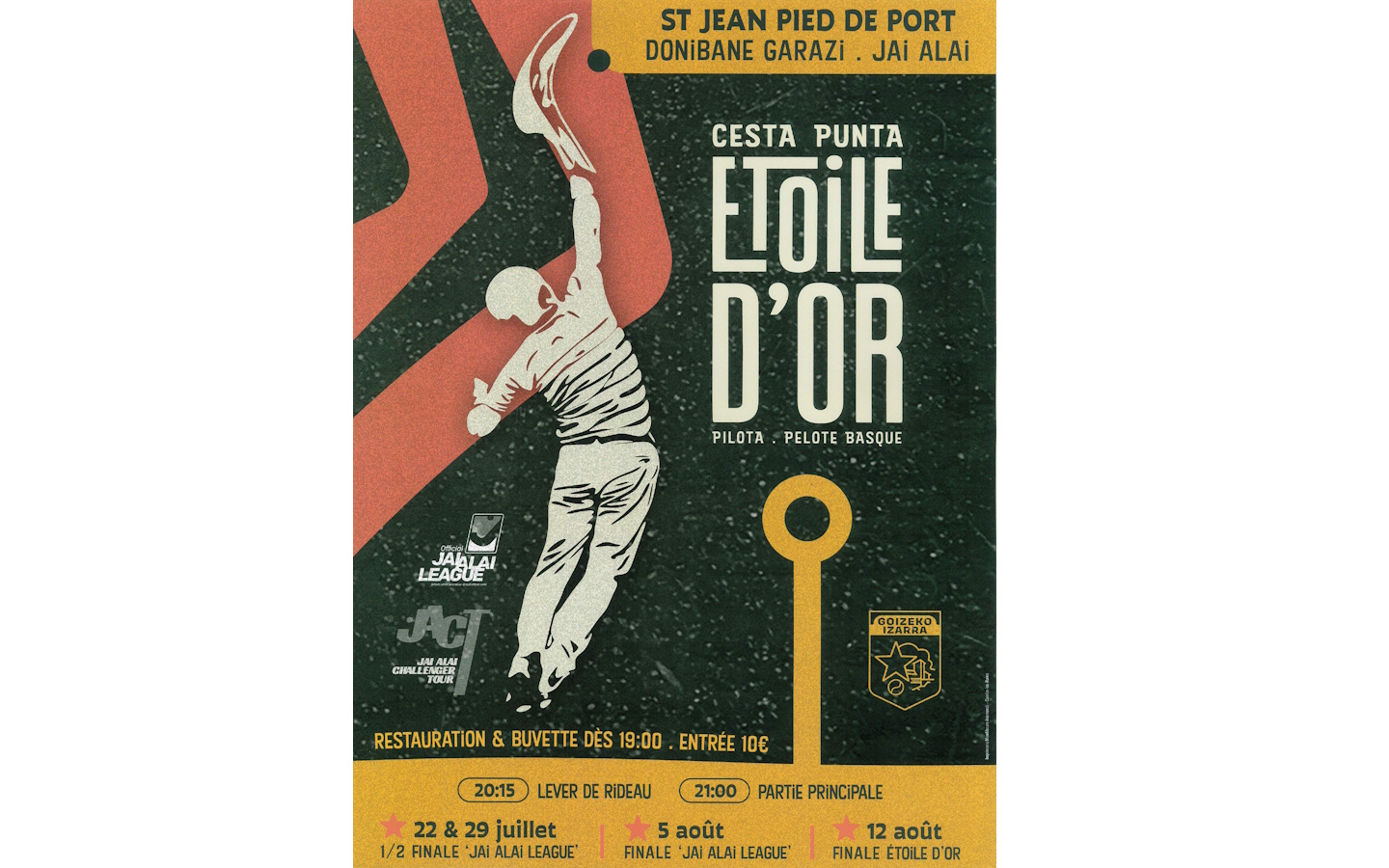 Pelote basque à cesta punta : 2ème demi-finale du tournoi l'Etoile d'or